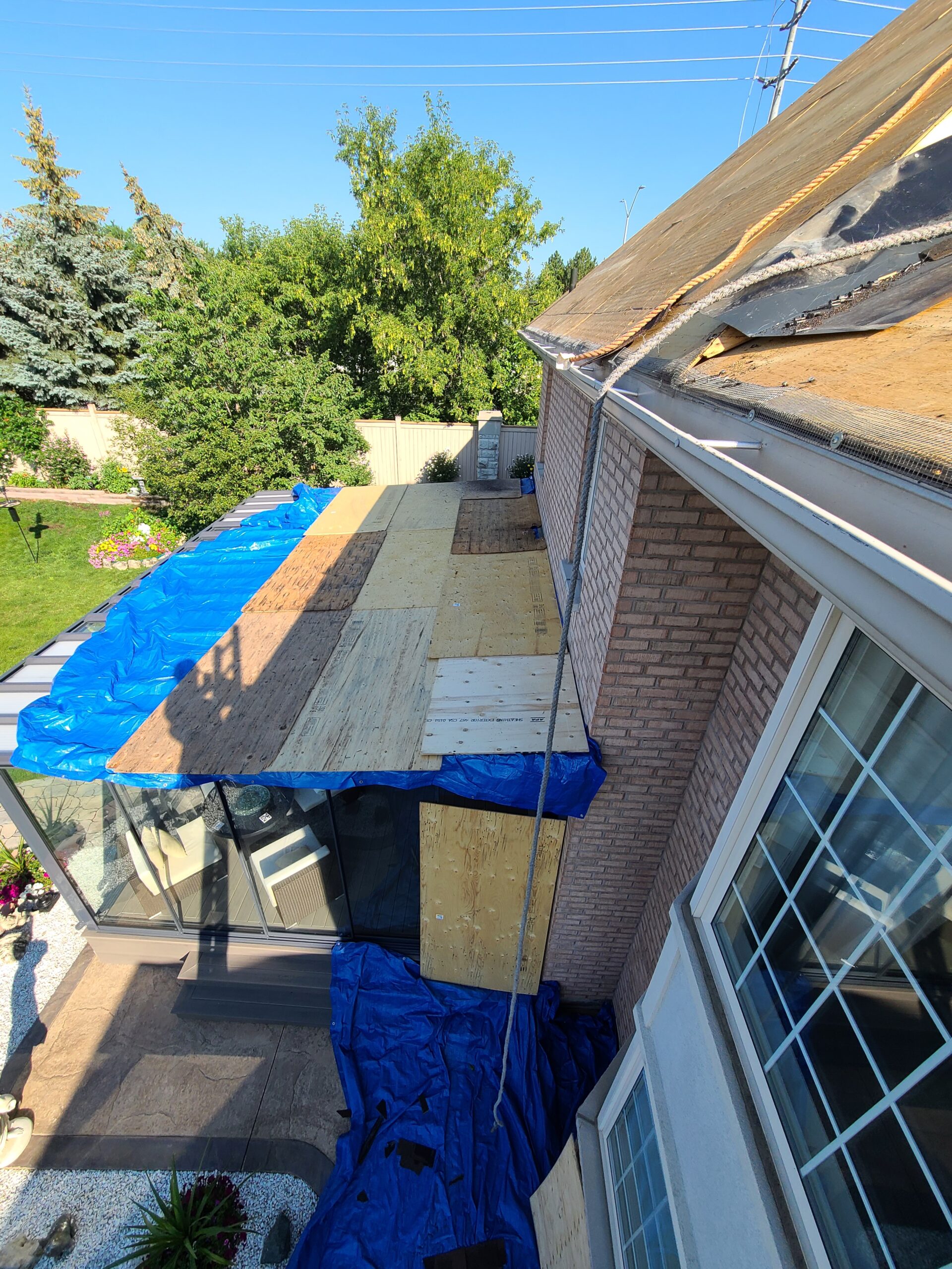 Roofing project — Brampton