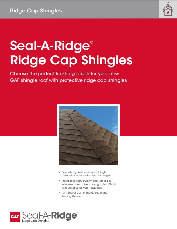 GAF Seal-A-Ridge Cap Shingles
