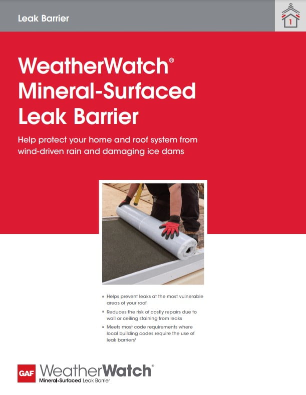 GAF WeatherWatch Ice and Water Shield
